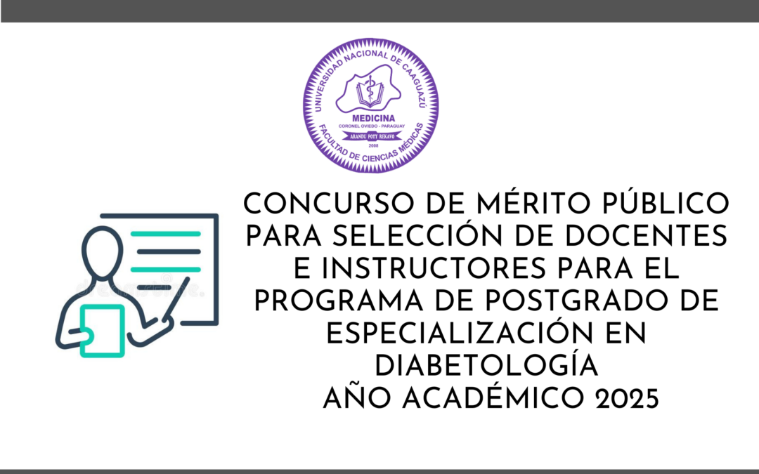 CONCURSO DE MÉRITO PÚBLICO PARA SELECCIÓN DE DOCENTES E INSTRUCTORES